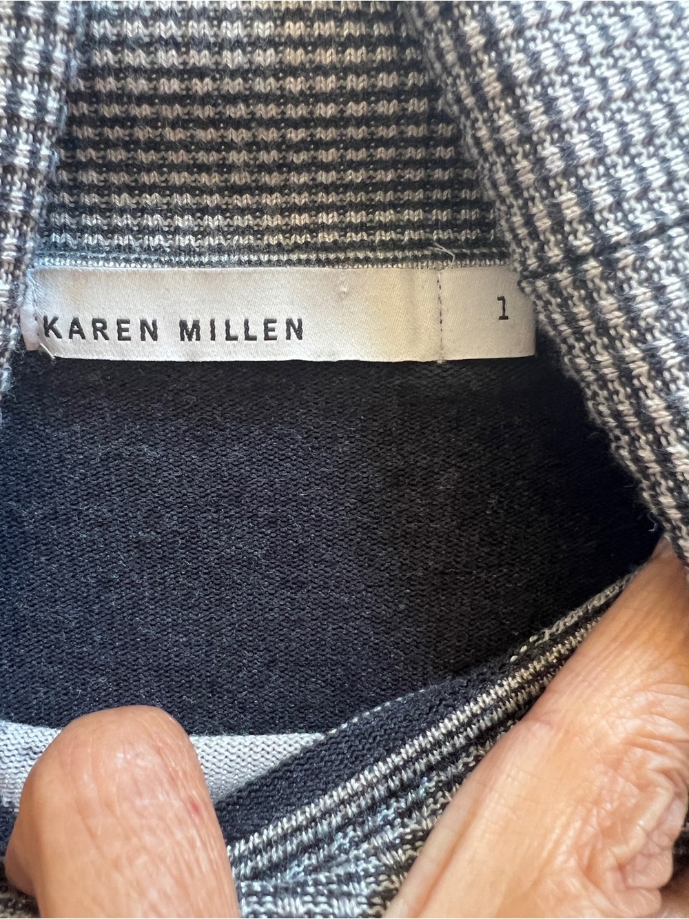 Karen Millen Size 1 Snakeskin Print Knit Turtleneck Mini Dress Bodycon Urbanchic - Picture 4 of 5